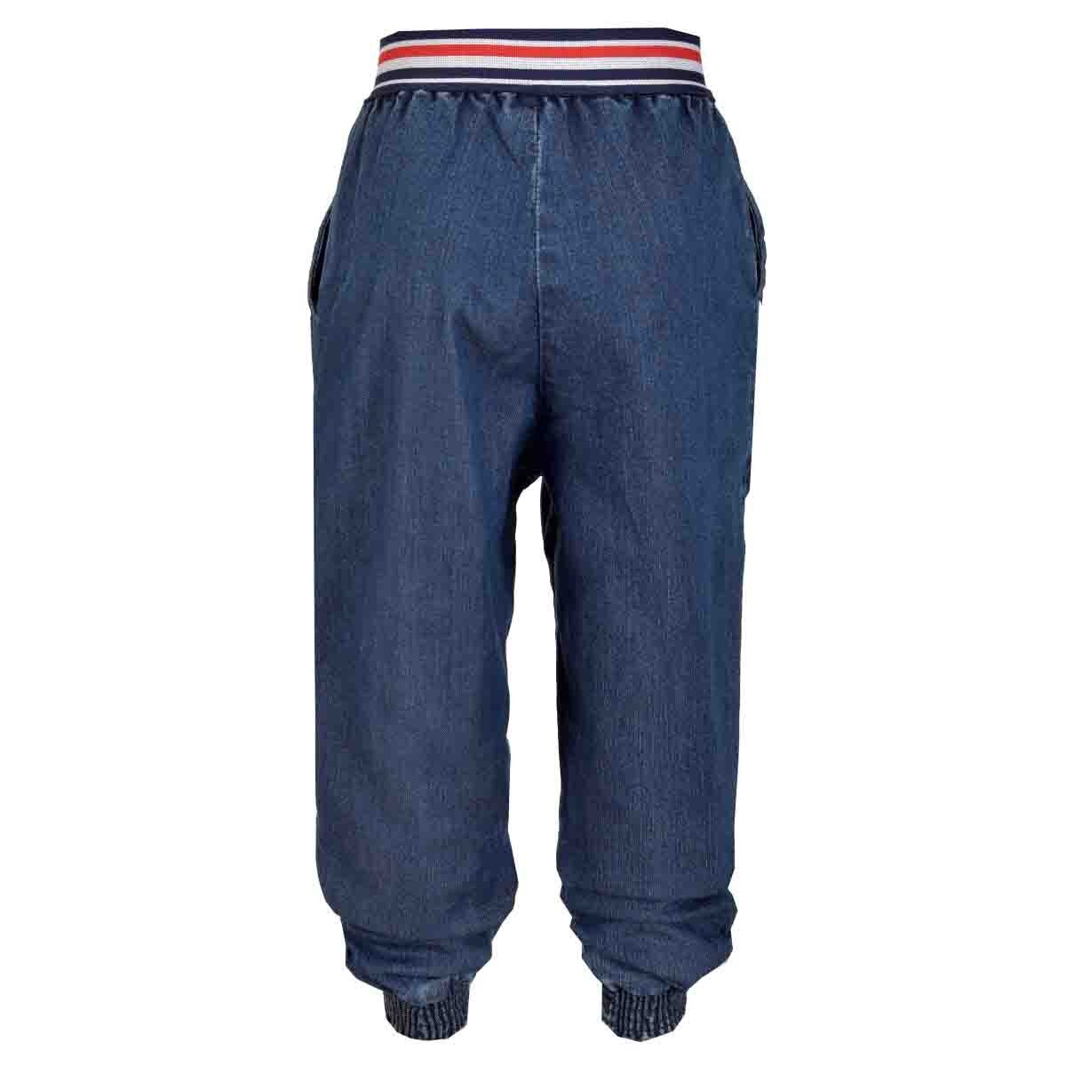 Pantalón de Mezclilla con Elástico en Contraste Studio si