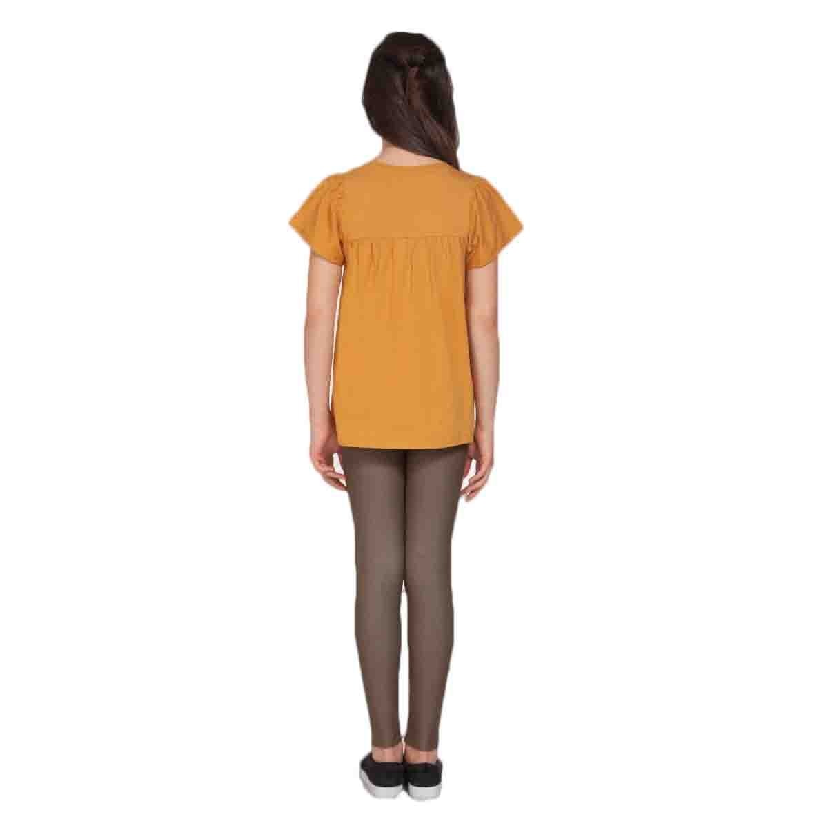 Playera Blanca Manga Corta Dex para Niña