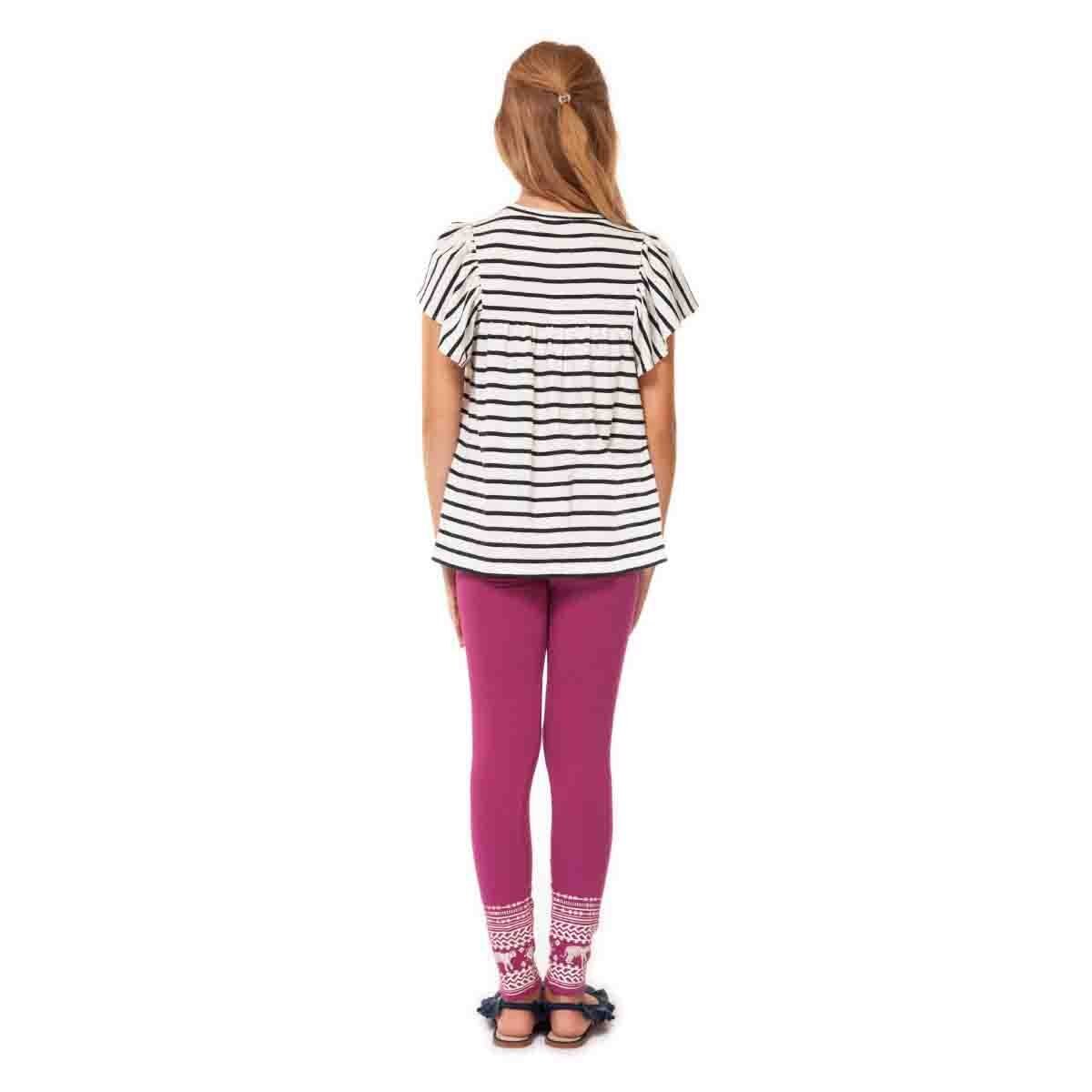Playera Blanca Manga Corta Dex para Niña