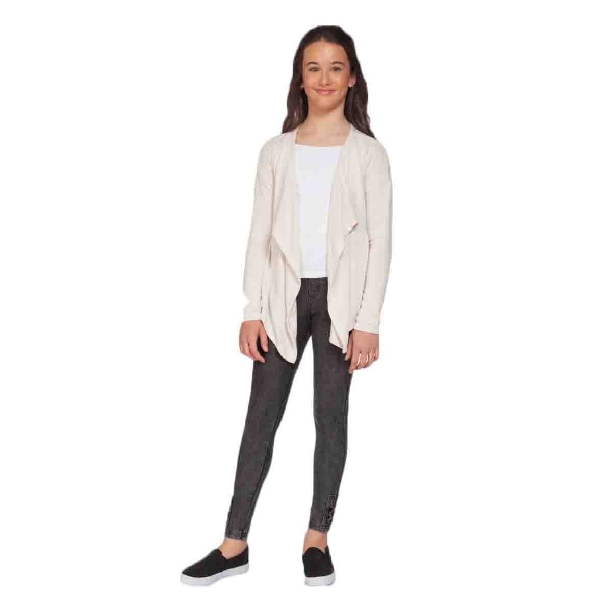 Cardigan Abierto Negro Dex para Niña