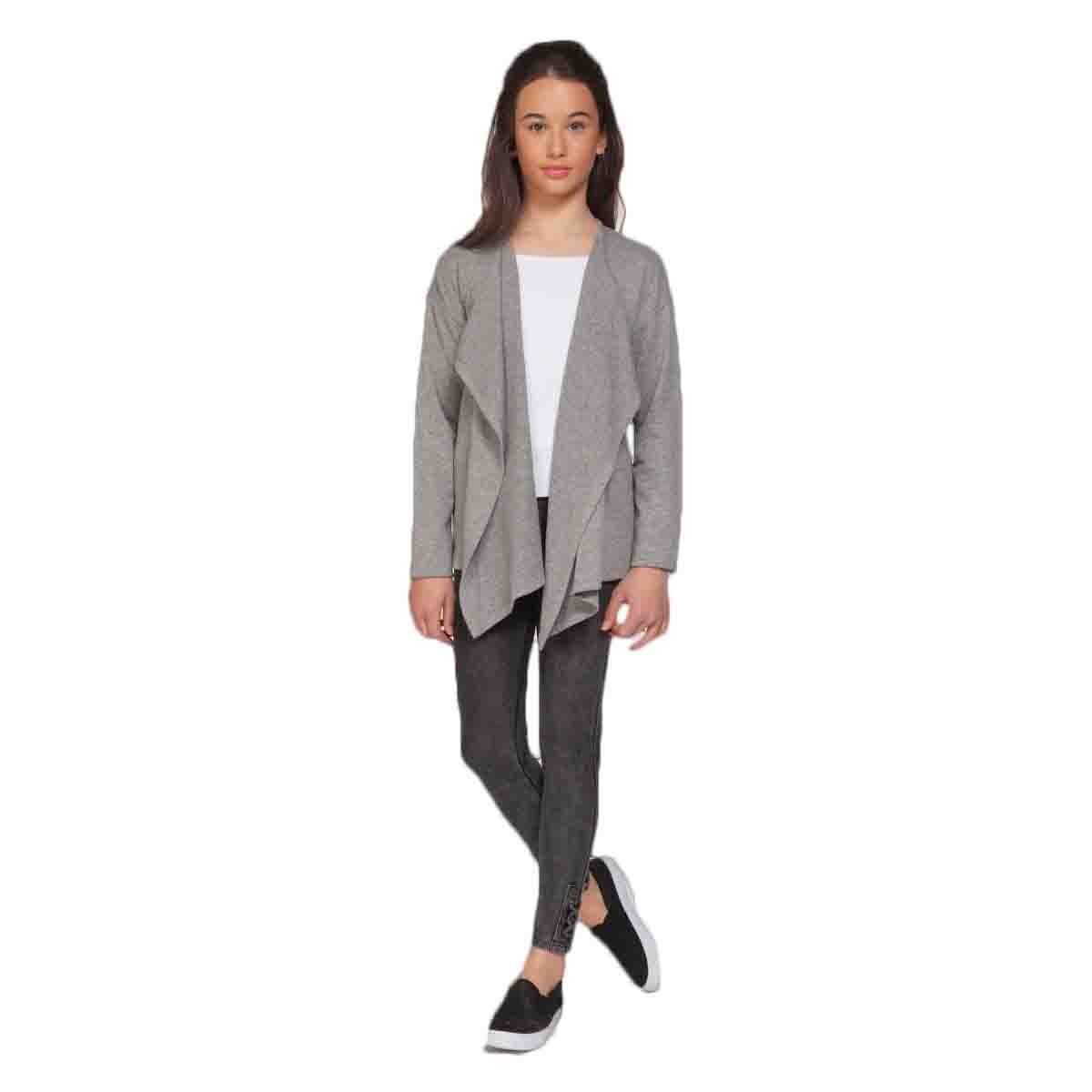 Cardigan Abierto Negro Dex para Niña