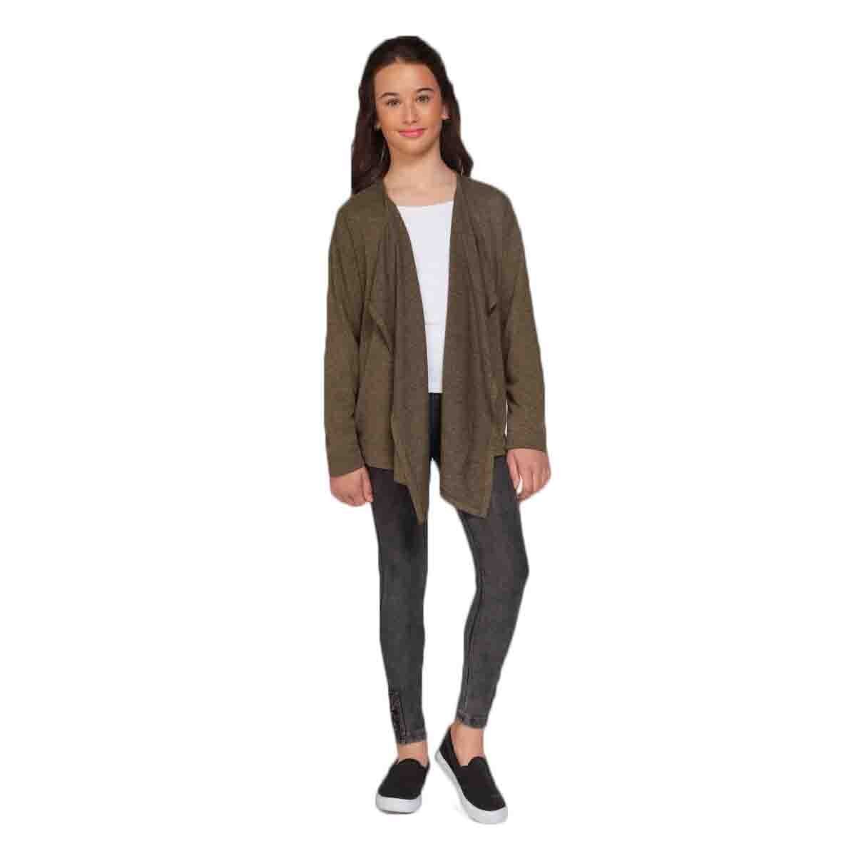Cardigan Abierto Negro Dex para Niña