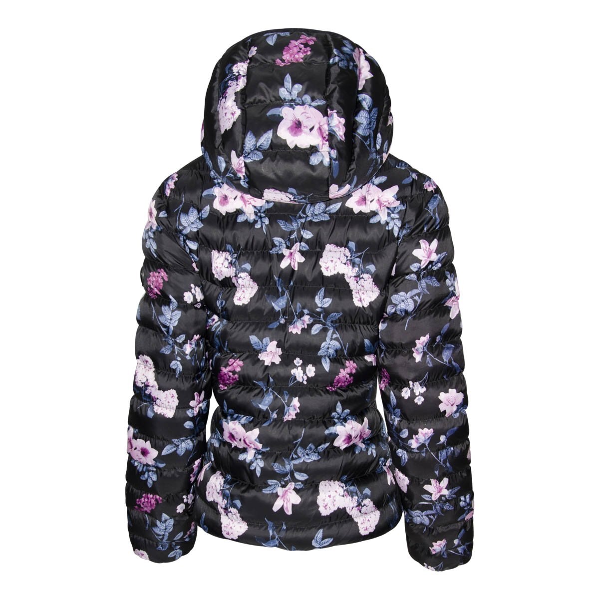 Chamarra con Capucha Estampada de Flores Greenlander