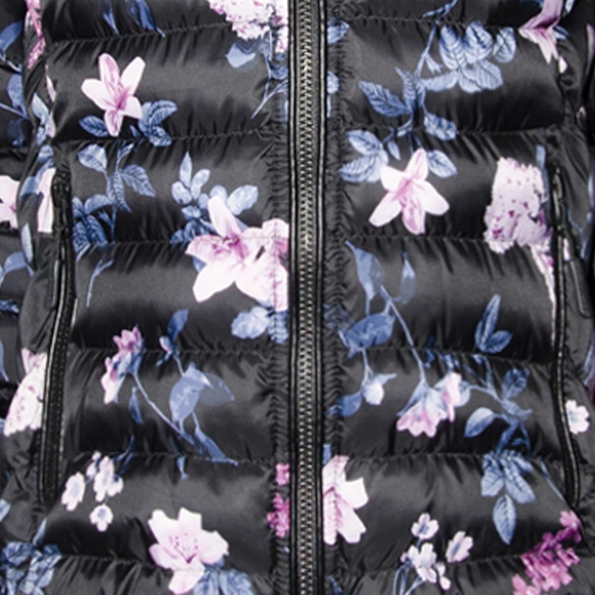 Chamarra con Capucha Estampada de Flores Greenlander