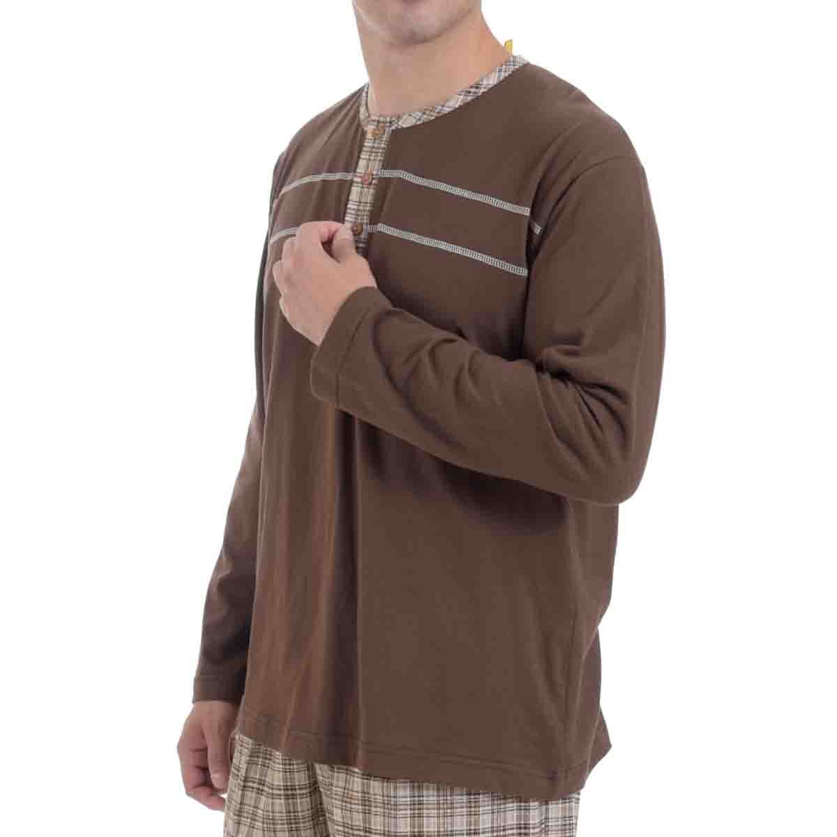 Pijama Manga Larga Pantalón Largo
