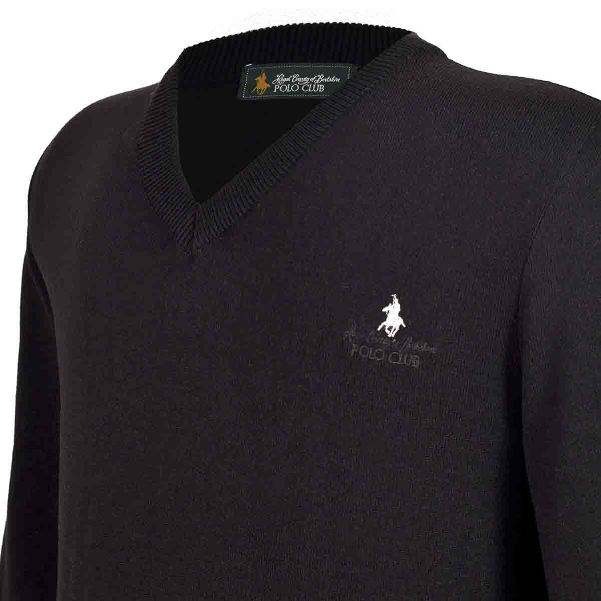 Suéter Cerrado Básico Cuello V Polo Club