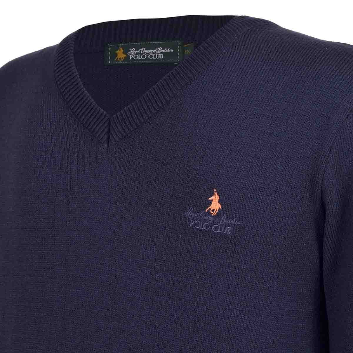 Suéter Moda Cerrado Cuello V Polo Club