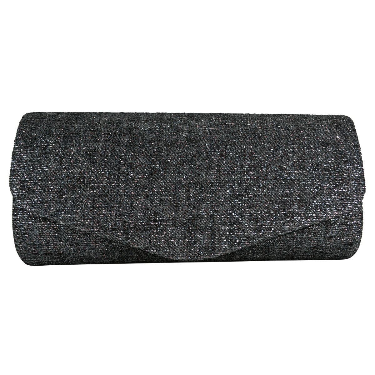 Cartera Negra de Noche con Brillos Huser