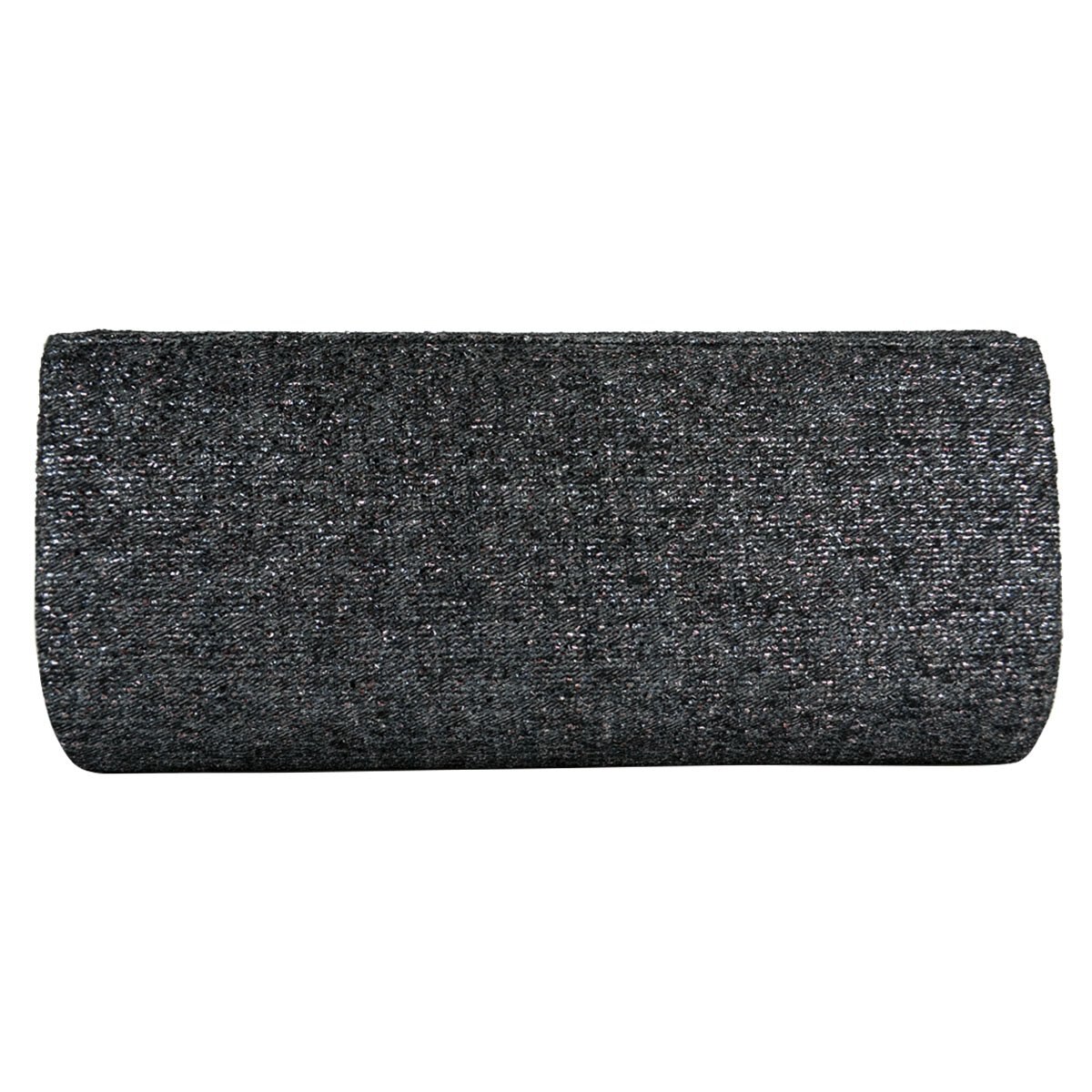 Cartera Negra de Noche con Brillos Huser