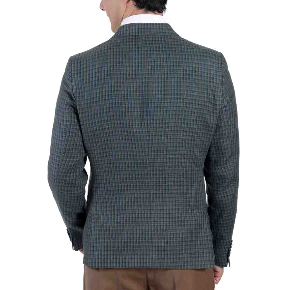 Saco Verde Obscuro R2B Spin 2A Slim Fit Carlo Corinto