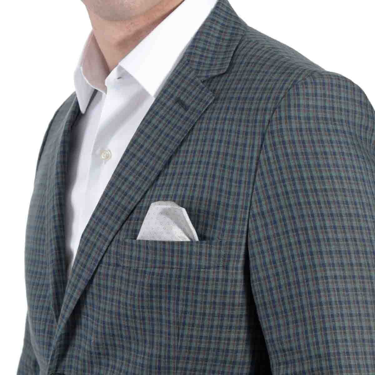 Saco Verde Obscuro R2B Spin 2A Slim Fit Carlo Corinto