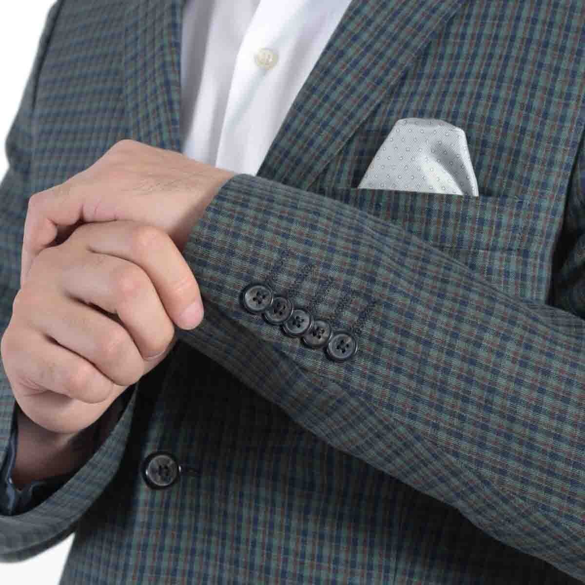 Saco Verde Obscuro R2B Spin 2A Slim Fit Carlo Corinto