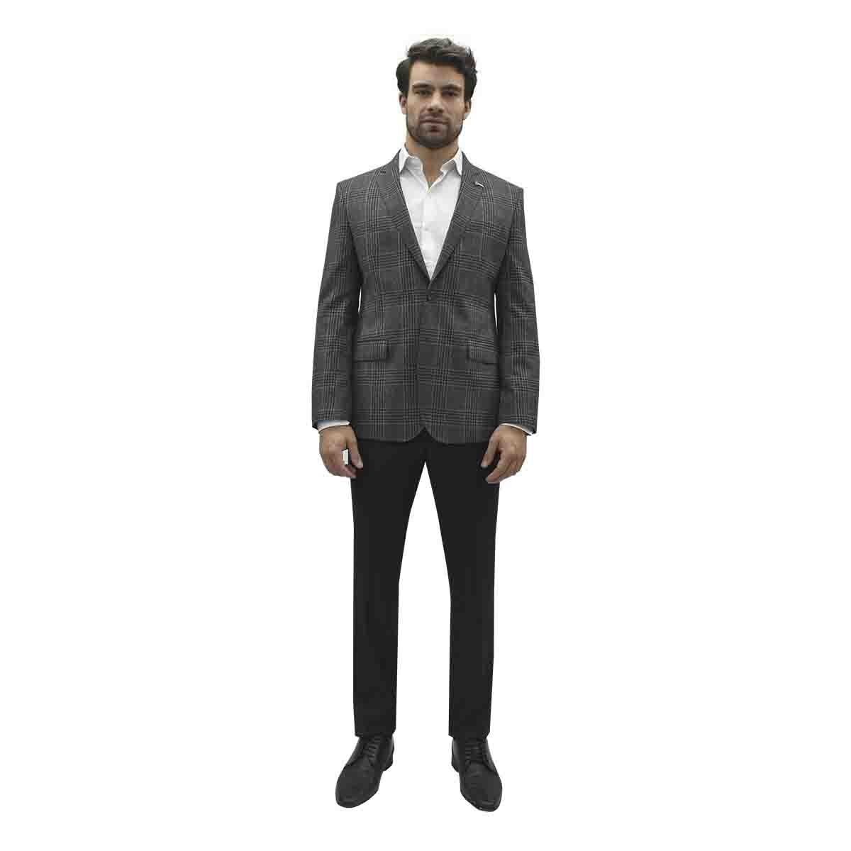 Saco Slim Gris Combinado Tommy Hilfiger