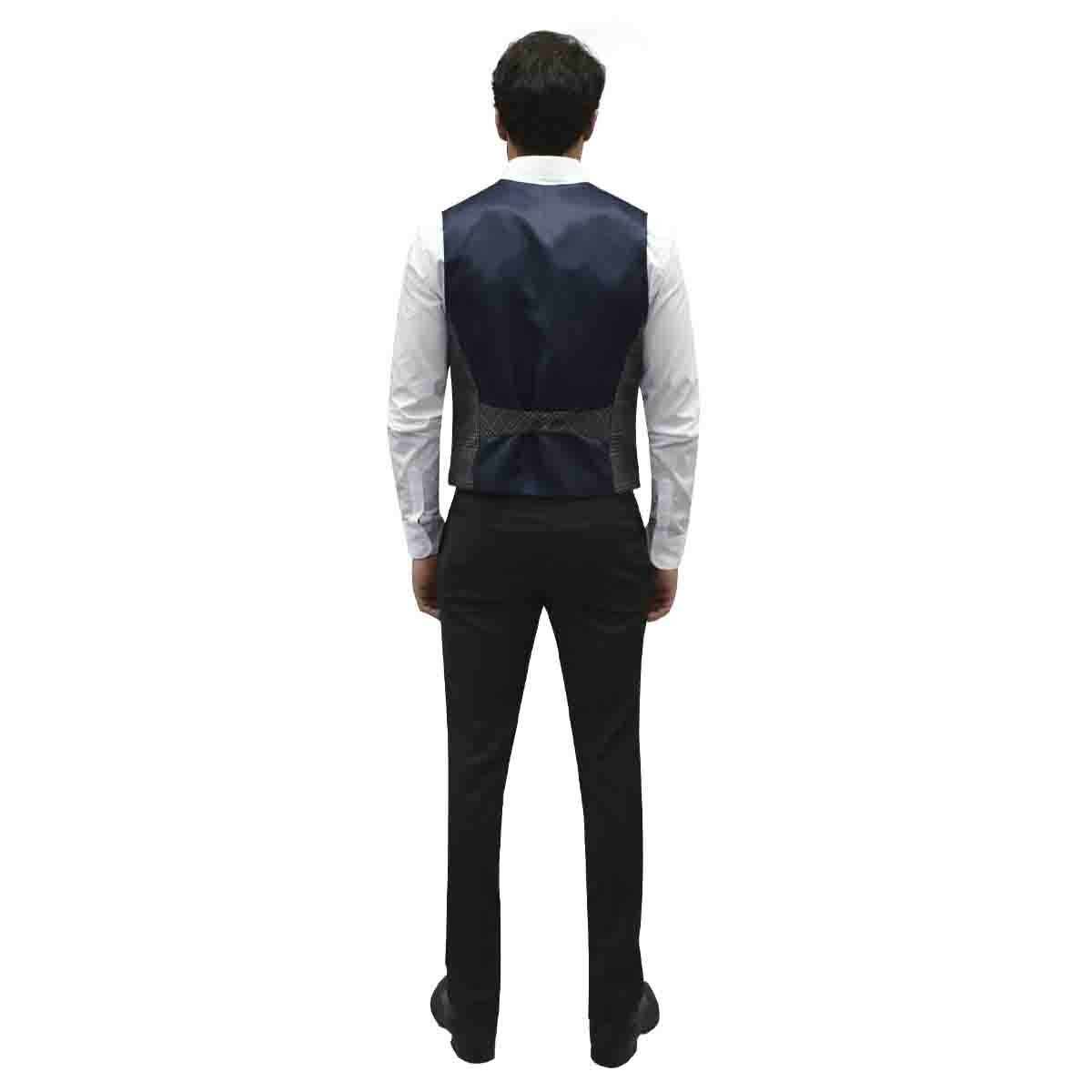 Chaleco Slim Gris Combinado Tommy Hilfiger