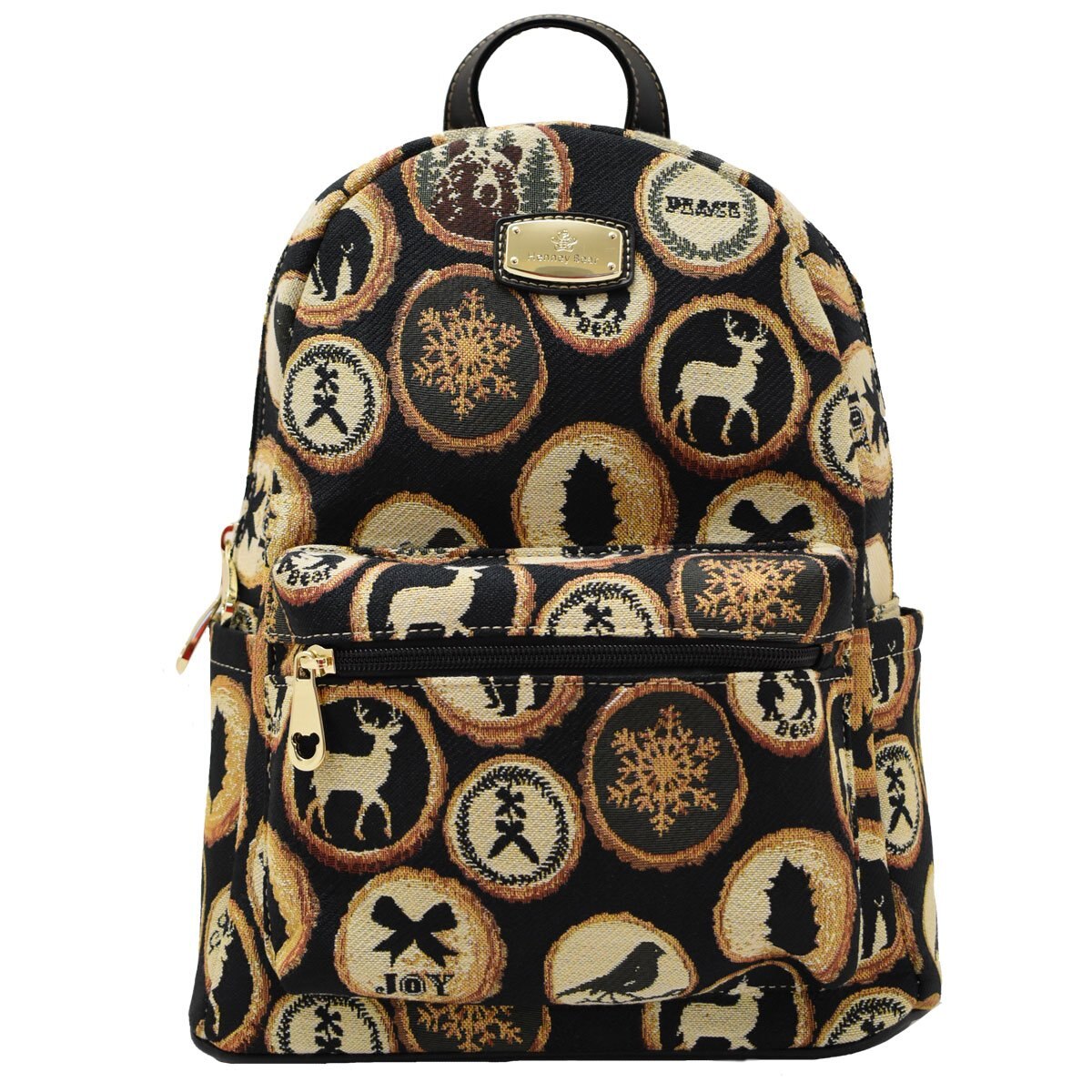 Backpack con Cierre al Frente Henney Bear