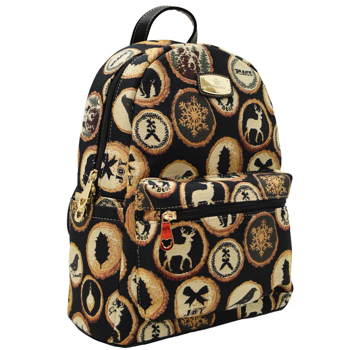 Backpack con Cierre al Frente Henney Bear