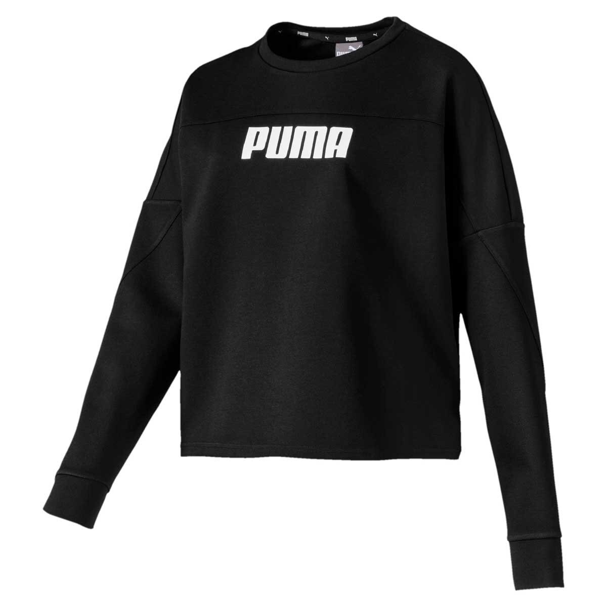 Sudadera Negra Casual Nu - Tility Croppe Puma - Dama