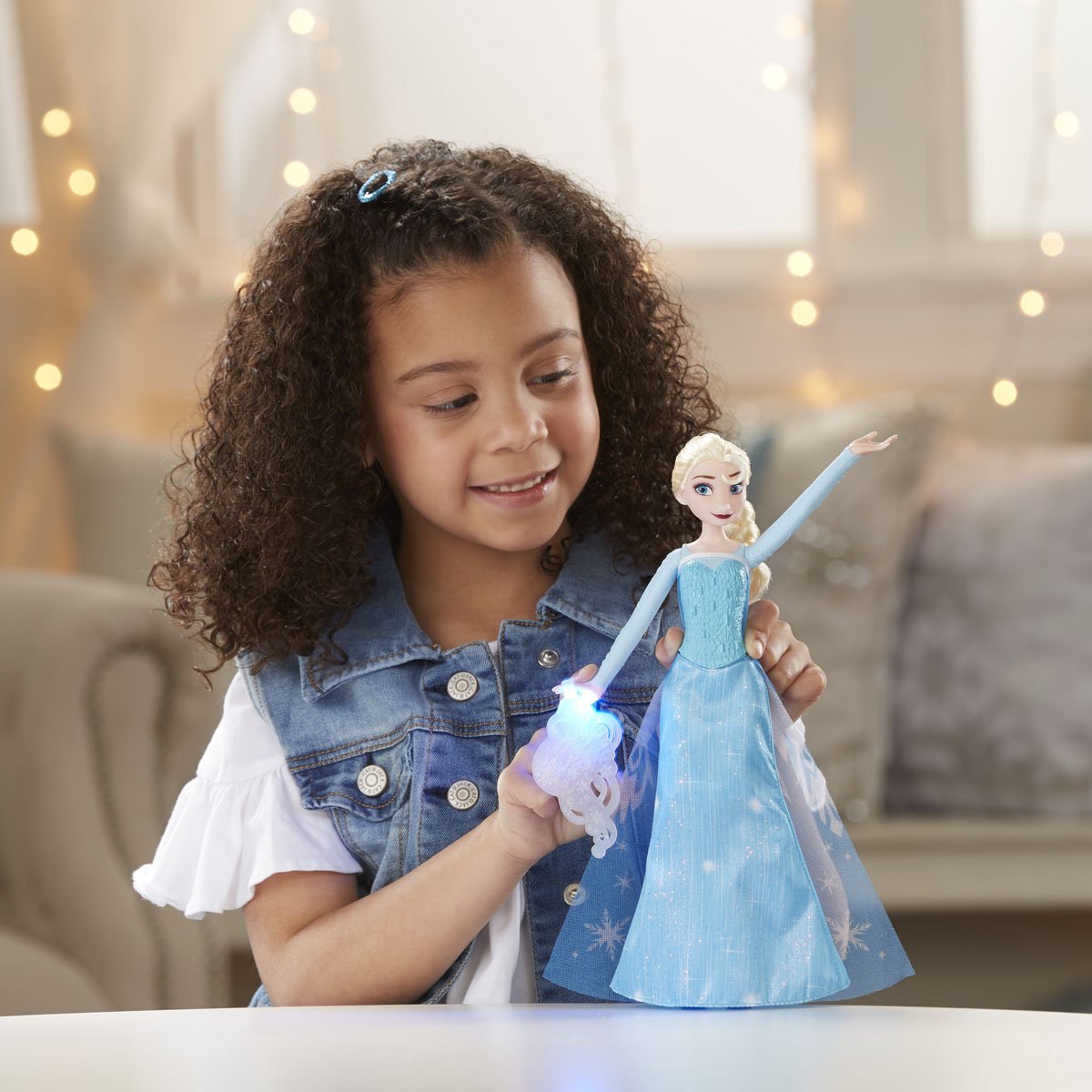 Frozen Elsa Luces Glaciales Hasbro