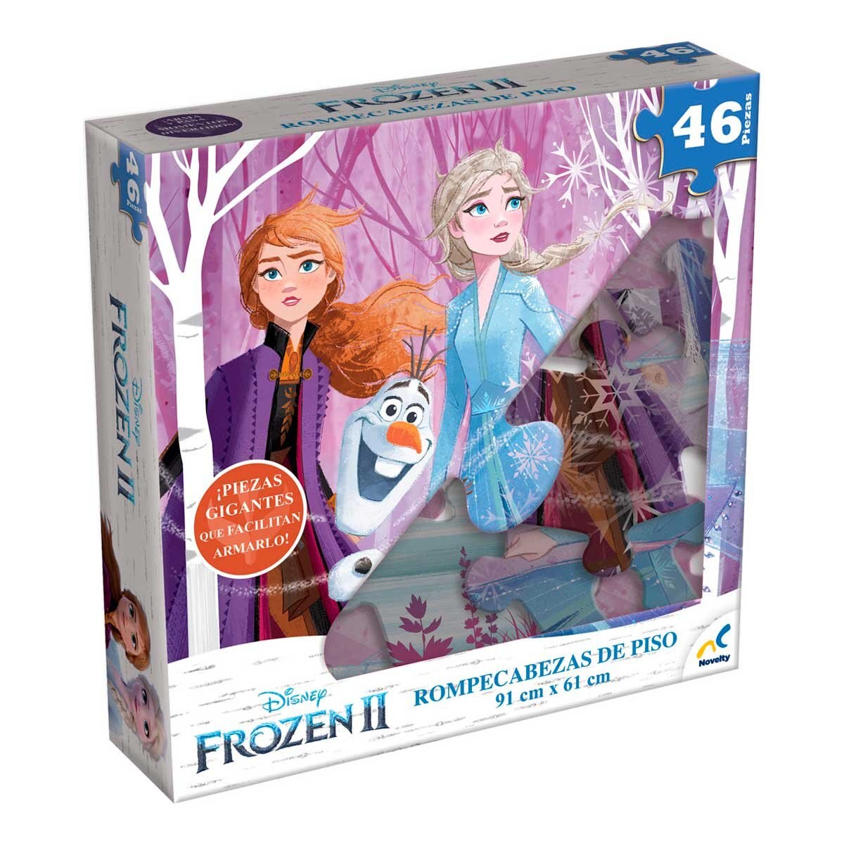 Rompecabezas de Piso 46 Piezas Frozen II Novelty