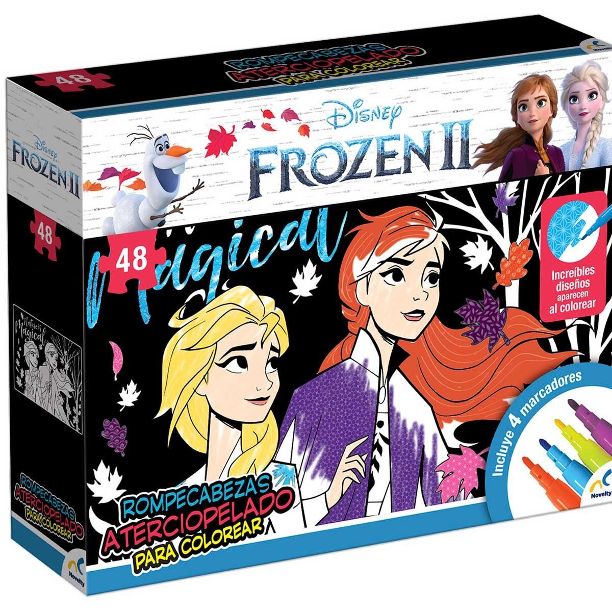 Rompecabezas Aterciopelado 48 Piezas Frozen II Novelty