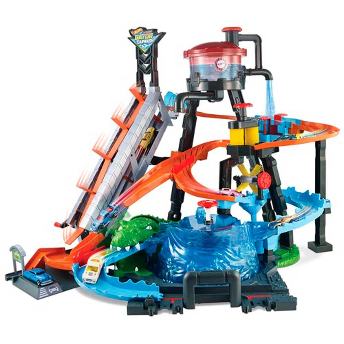 Hot Wheels Autolavado Ataque Del Lagarto Mattel