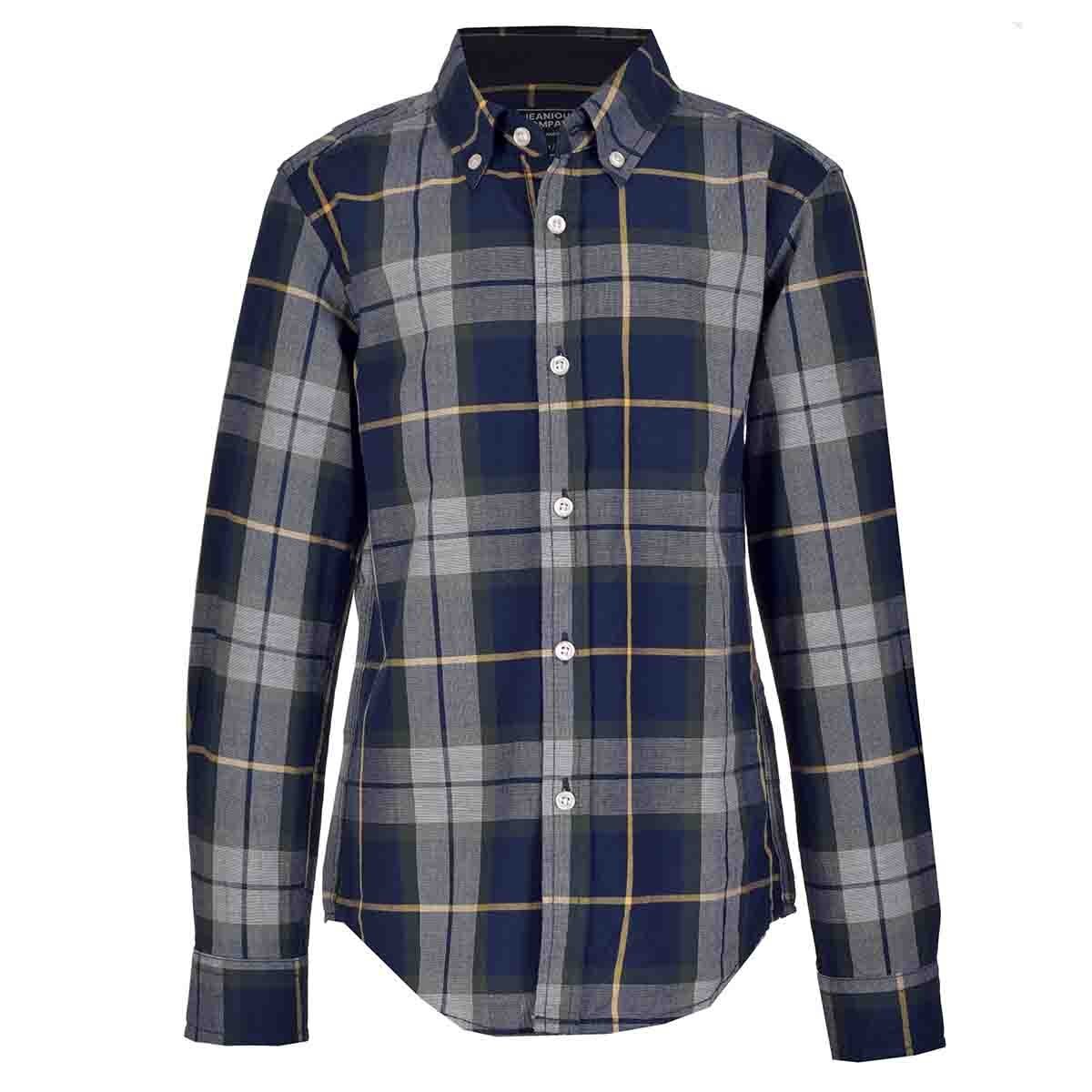 Camisa Manga Larga a Cuadros Jeanious para Niño