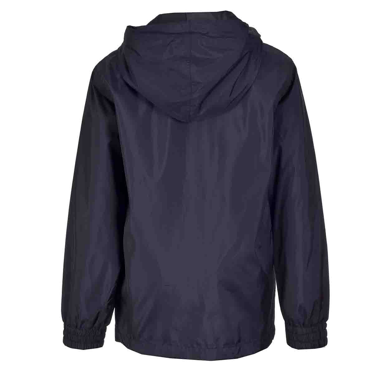 Chamarra con Capucha Nylon Tipo Rompevientos Jeanious