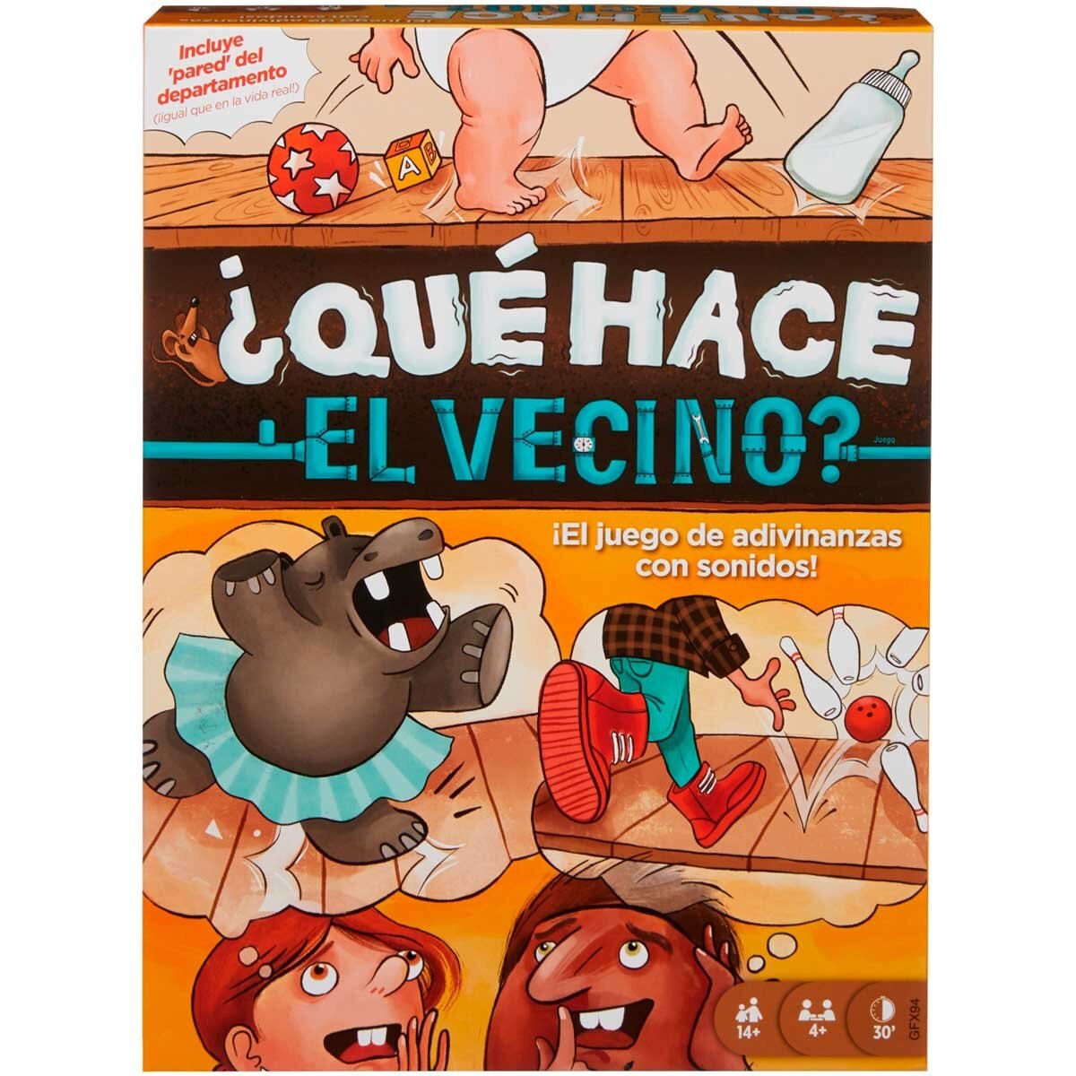 Juegos de Mesa ¿qué Hace el Vecino? Mattel - Juego de Mesa