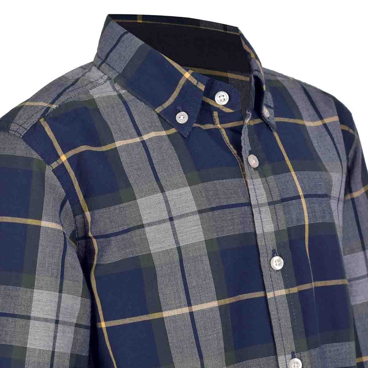Camisa Manga Larga a Cuadros Jeanious para Niño