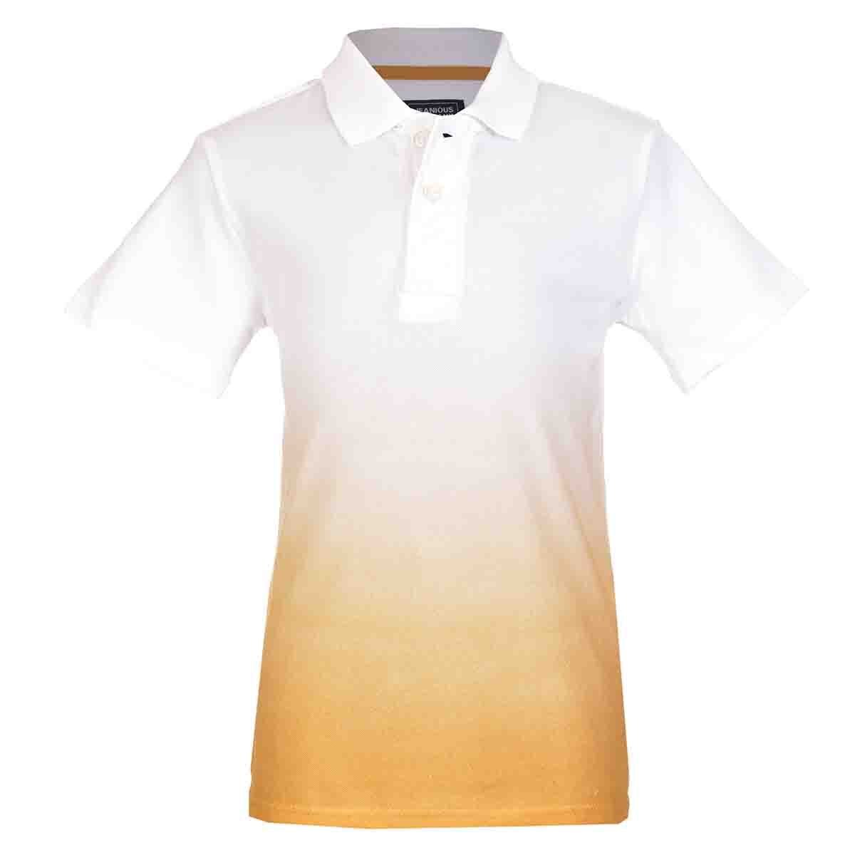Playera Blanca Polo Degradada Jeanious