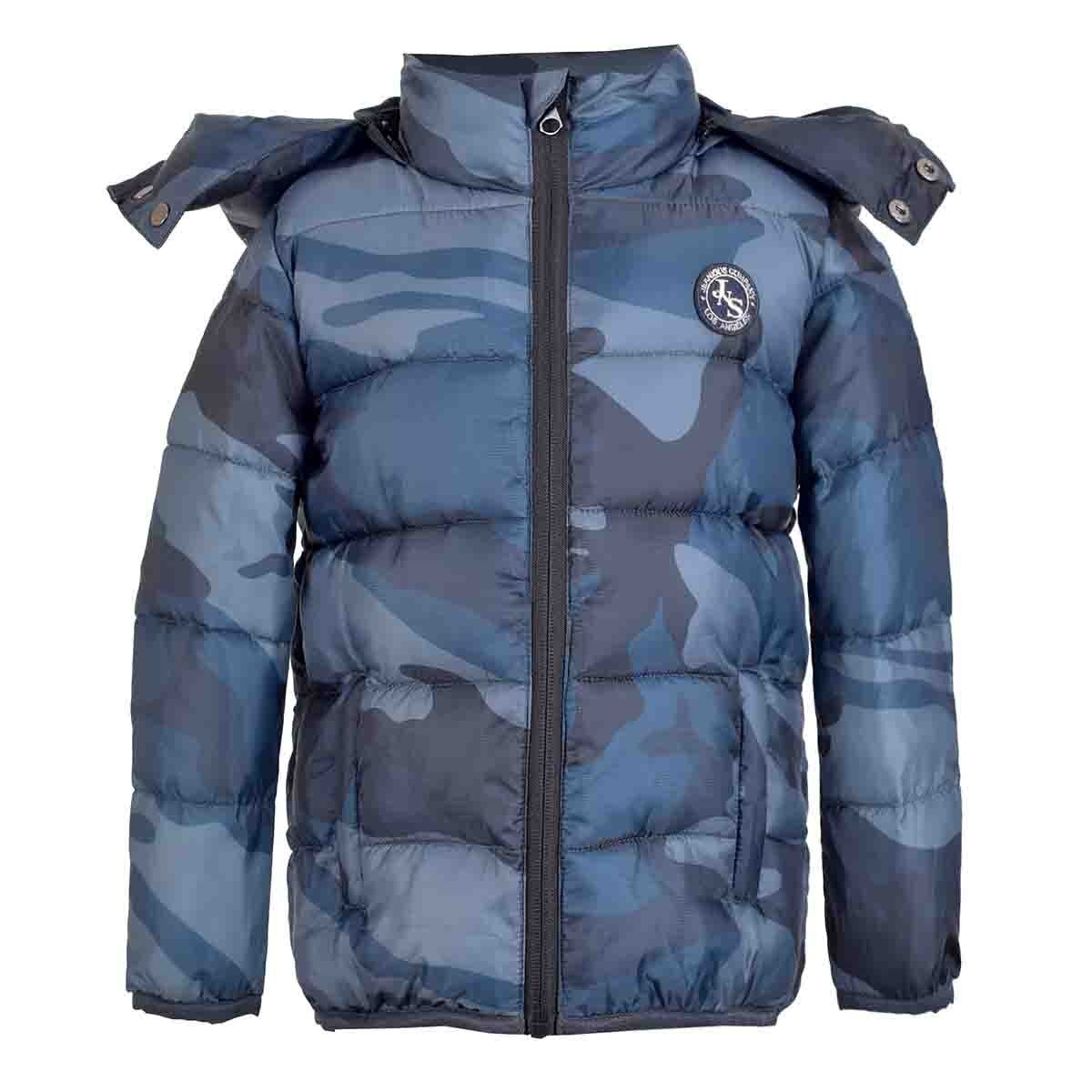 Chamarra Camuflaje Azul Combinado Jeanious