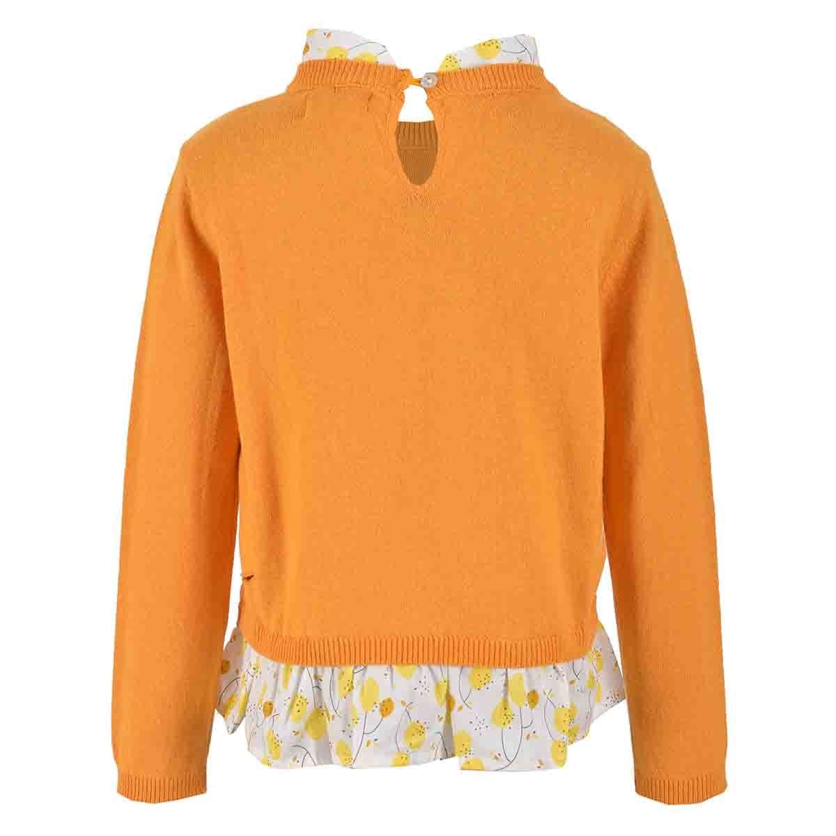 Suéter con Tela en Contraste Jeanious para Bebé