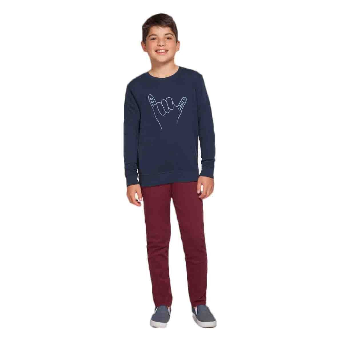 Sudadera French Terry Café Dex para Niño