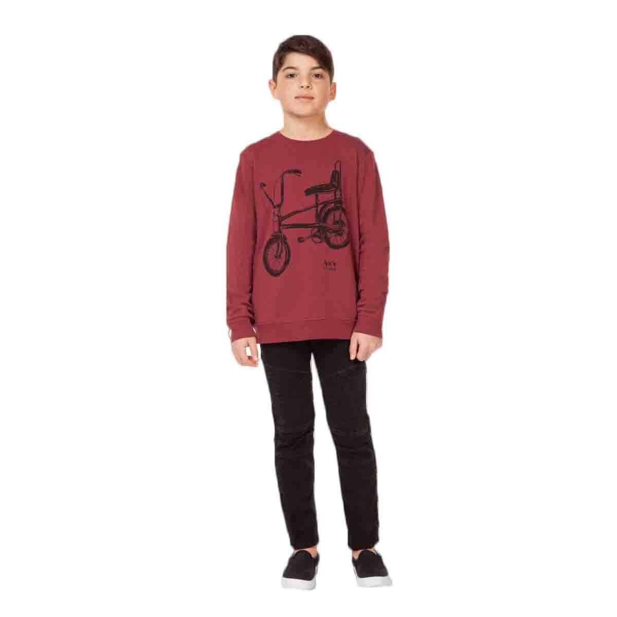 Sudadera French Terry Café Dex para Niño