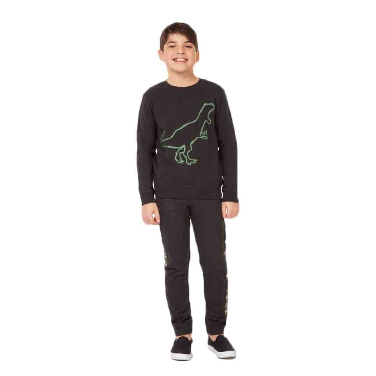 Sudadera French Terry Café Dex para Niño