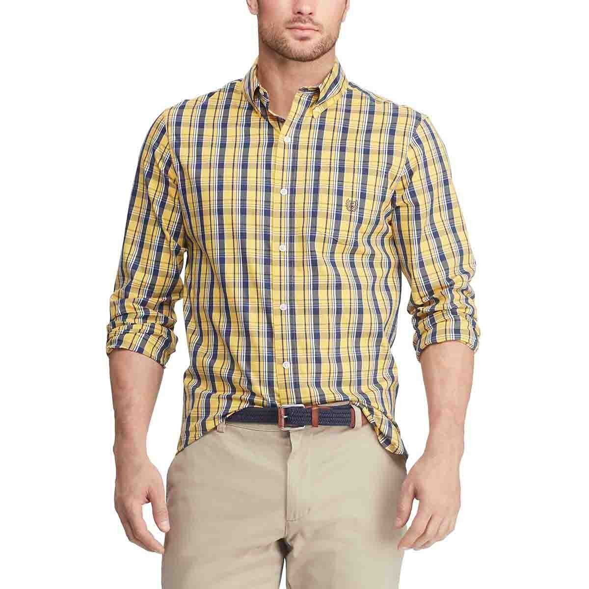 Camisa Manga Larga Cuadros Chaps para Caballero