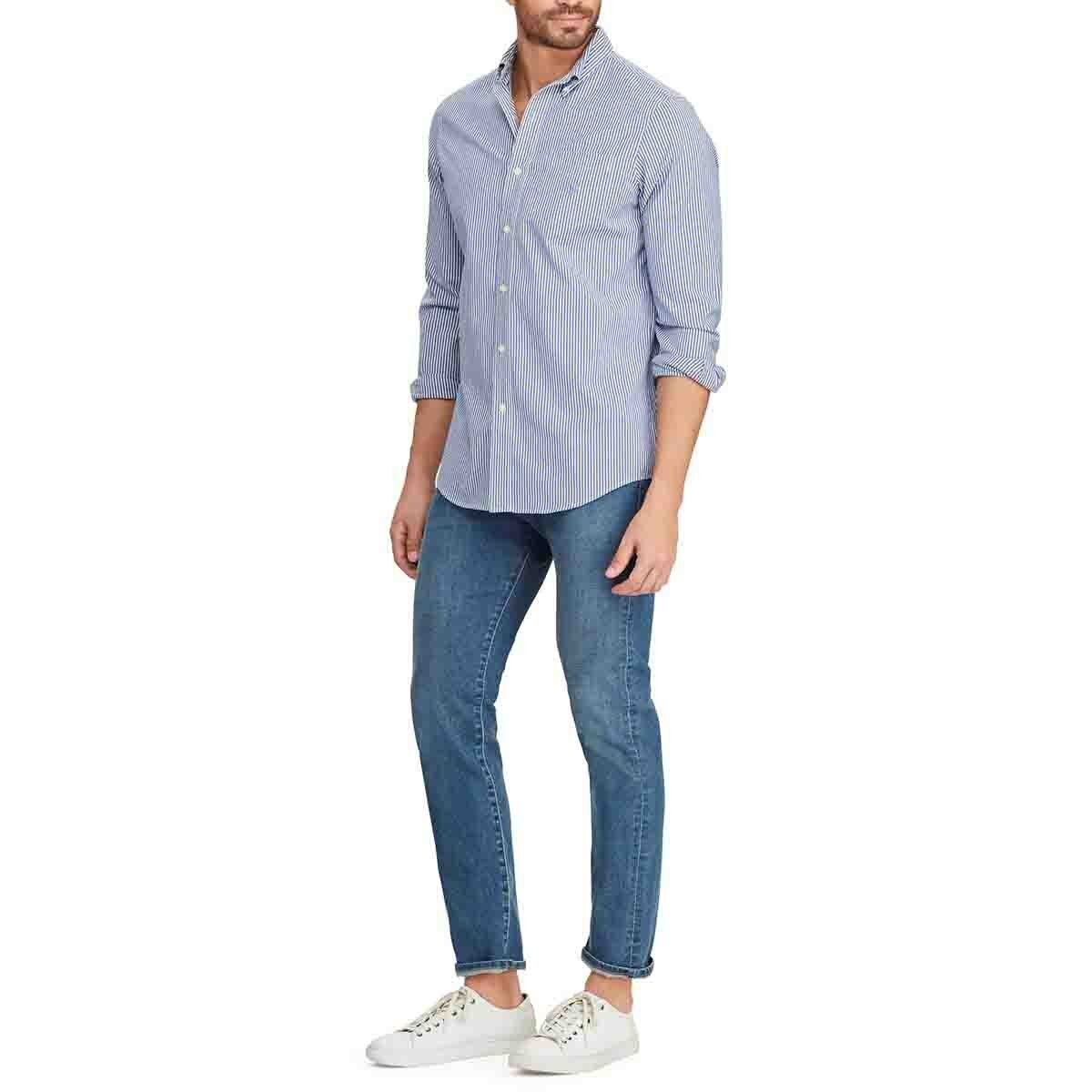 Camisa Manga Larga Rayada Chaps para Caballero