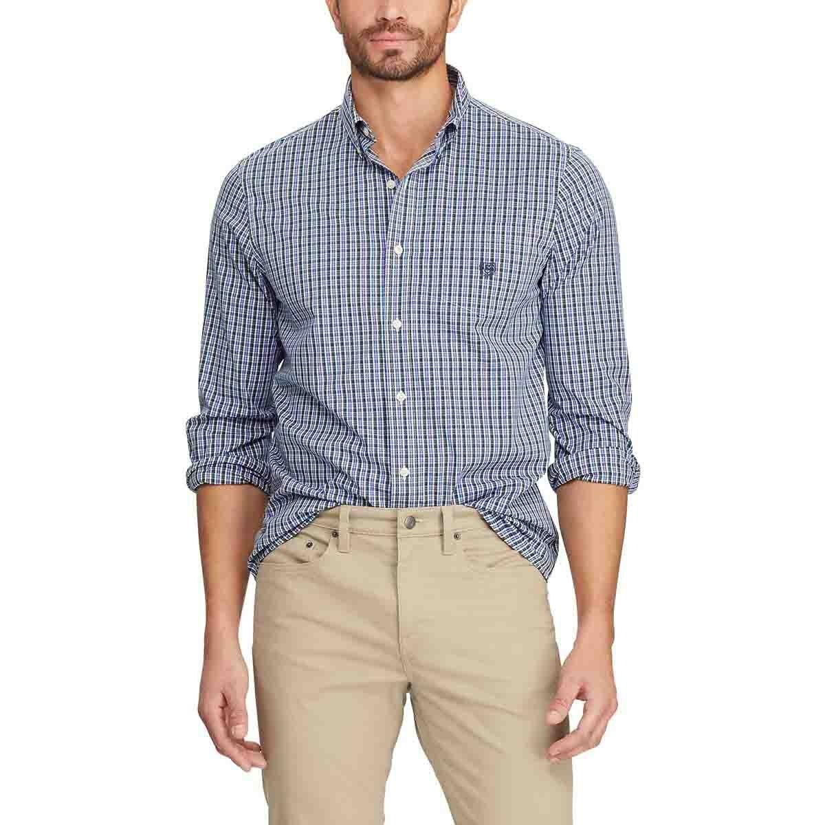 Camisa Manga Larga Cuadros Chaps