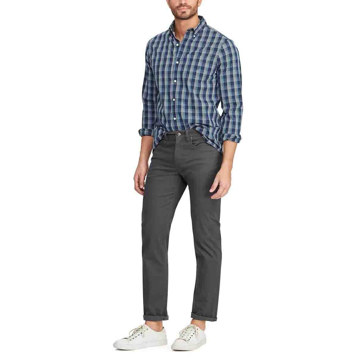 Camisa Manga Larga Cuadros Chaps