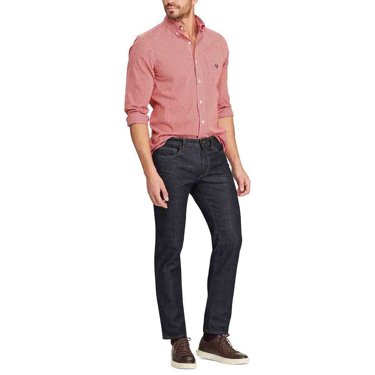 Camisa Manga Larga Cuadros Chaps para Caballero