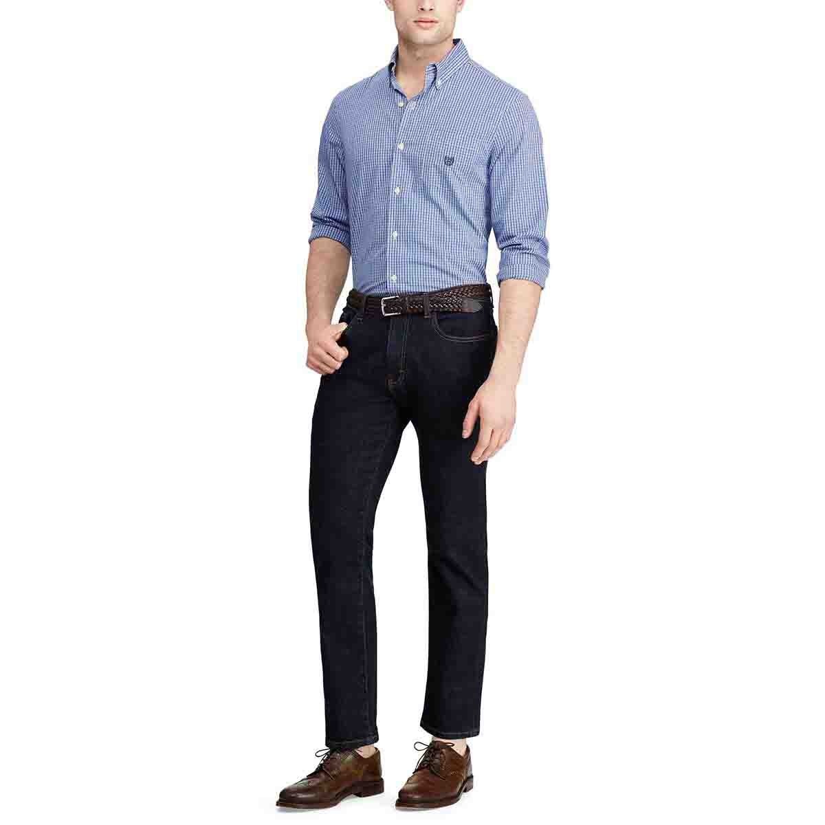 Camisa Manga Larga Cuadros Chaps