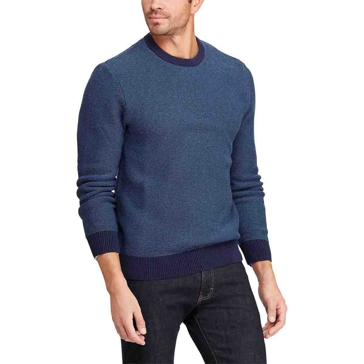 Suéter Cuello Redondo a Rayas Navy Chaps para Caballero
