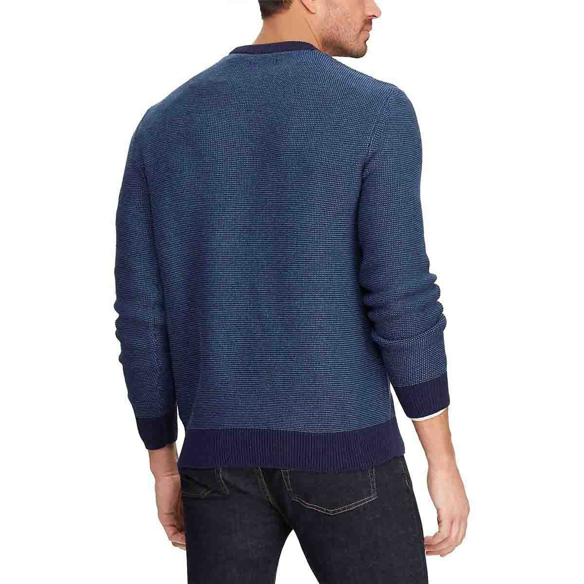 Suéter Cuello Redondo a Rayas Navy Chaps para Caballero