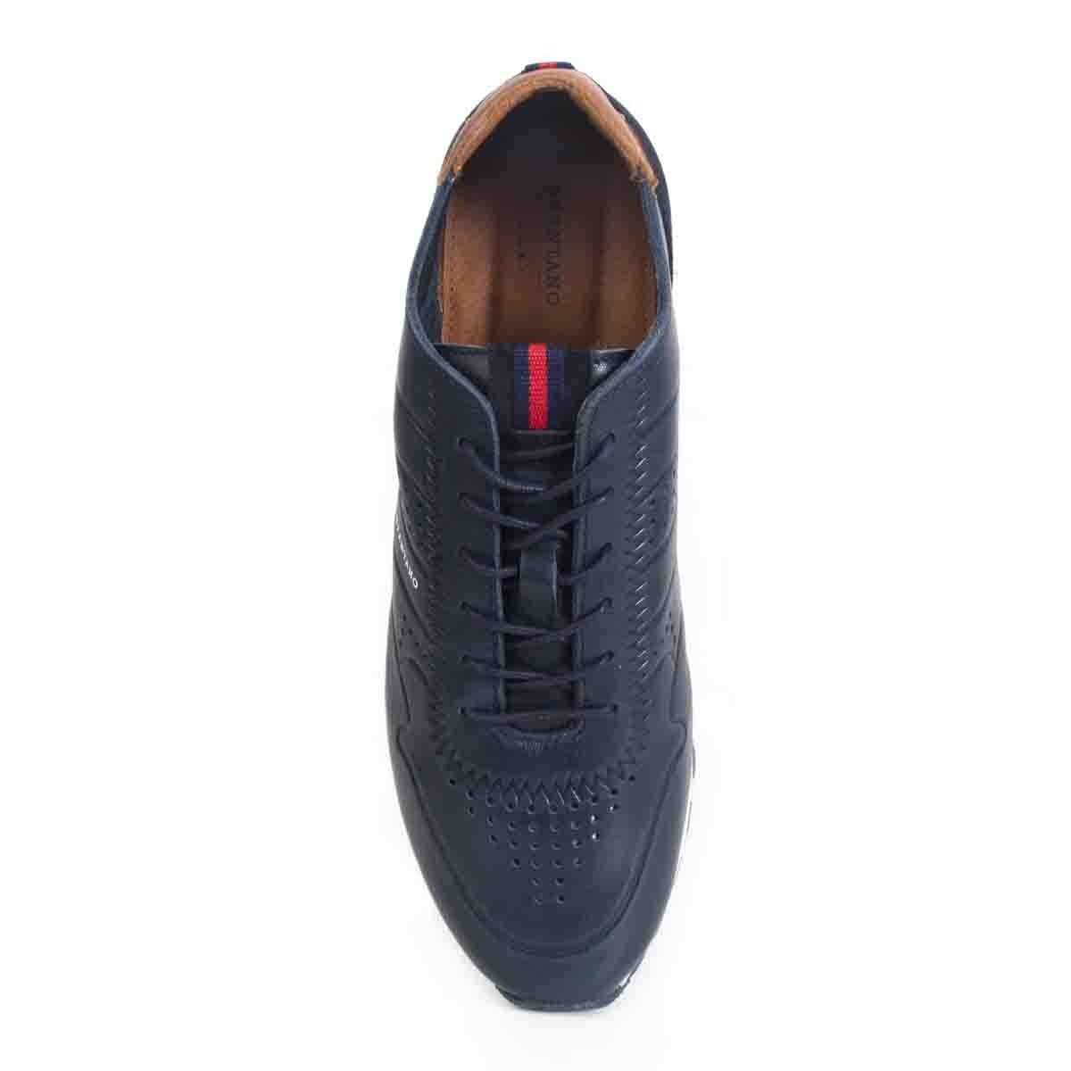 Choclo de Piel Azul Brantano para Caballero