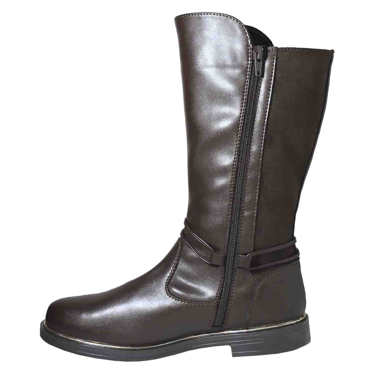 Bota Campera Alta con Barbas Chocolate Blasito