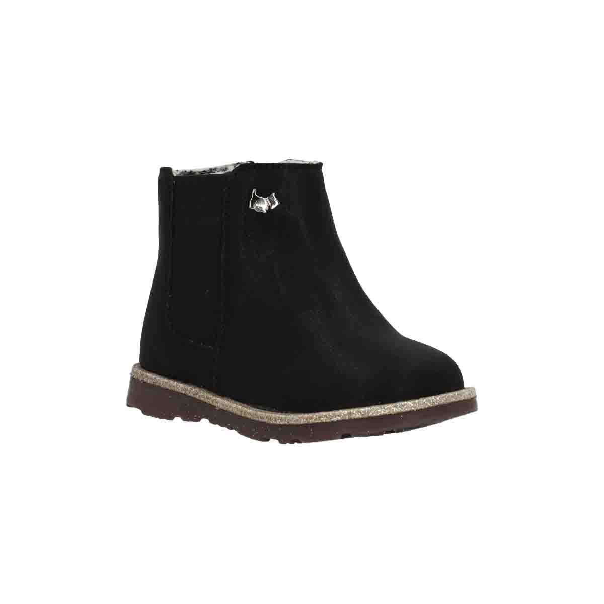 Botin Trony con Resorte Negro Ferrioni
