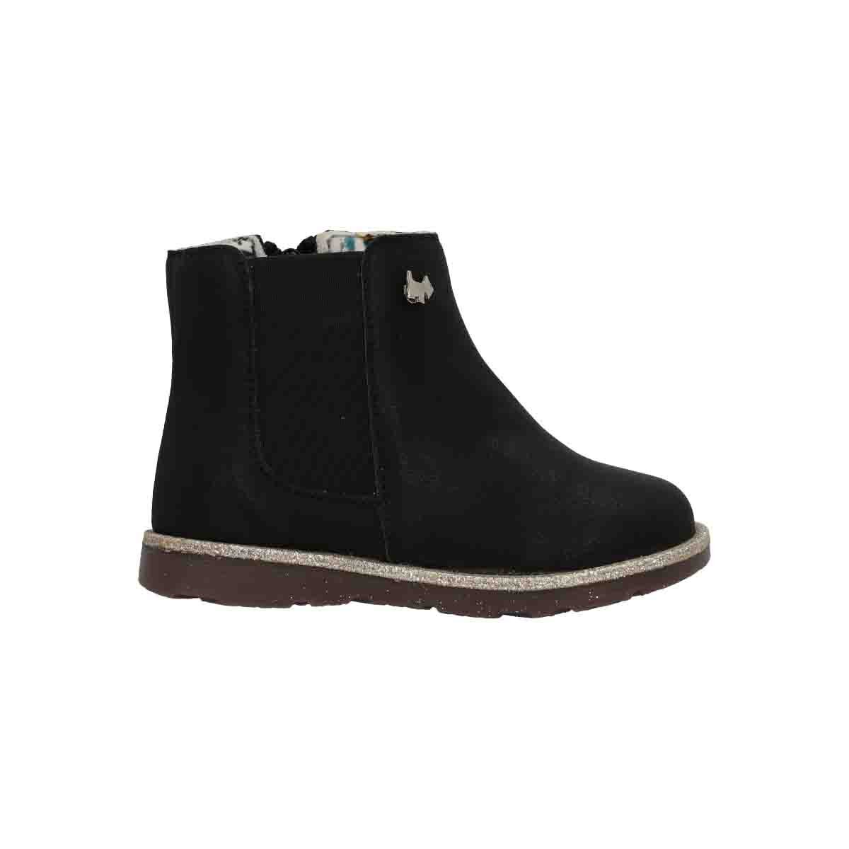 Botin Trony con Resorte Negro Ferrioni