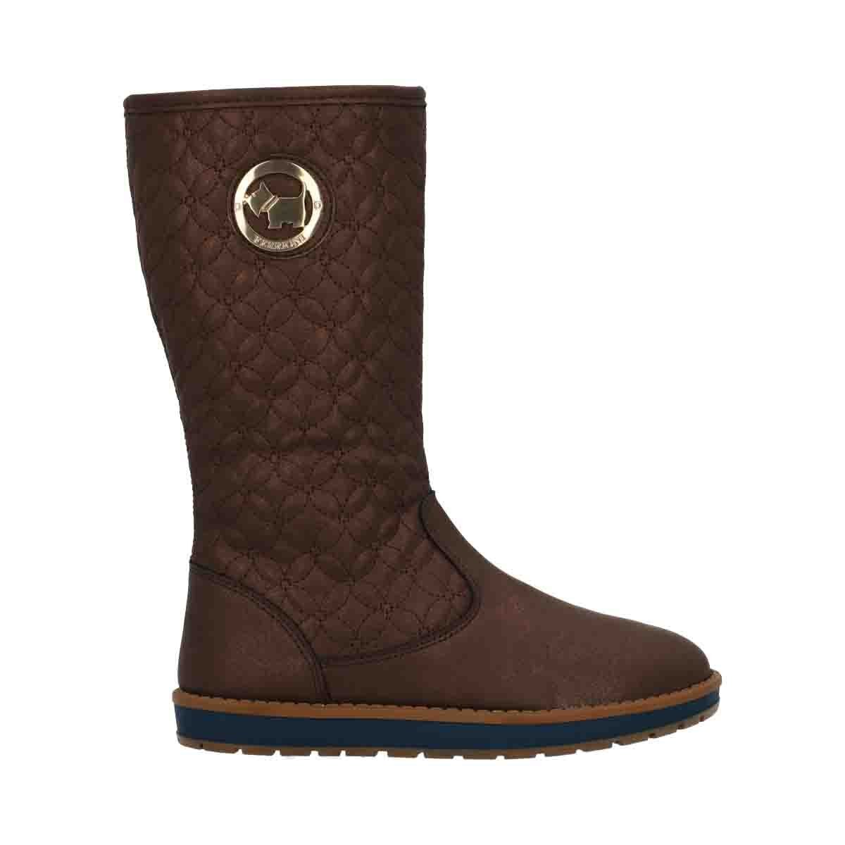 Bota Crio Tubo Capitonado Marron Ferrioni