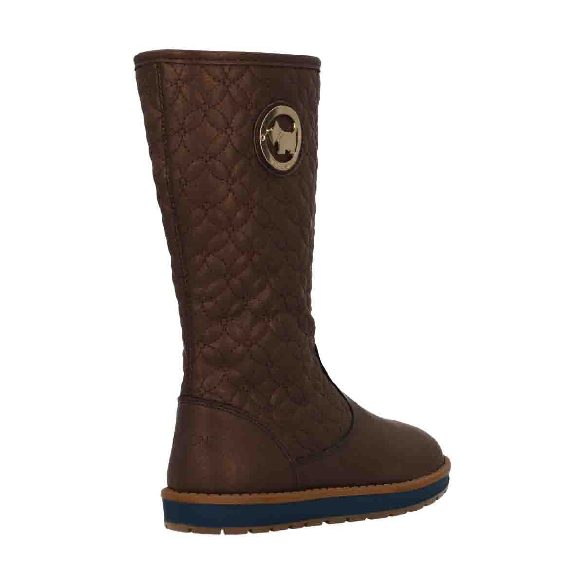 Bota Crio Tubo Capitonado Marron Ferrioni