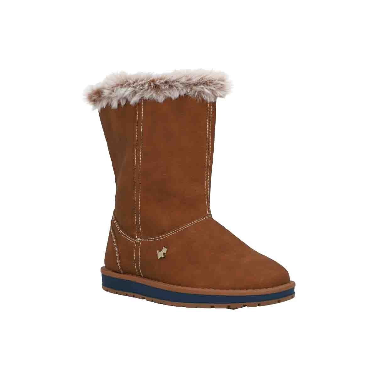 Bota Crio Corta con Peluche Camel Ferrioni